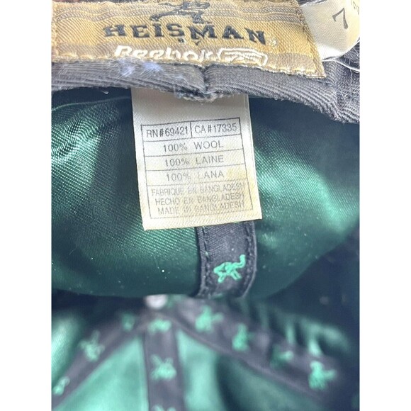 Michigan State Spartans Reebok Heisman Black Fitted Hat Size 7/12 - Picture 9 of 10